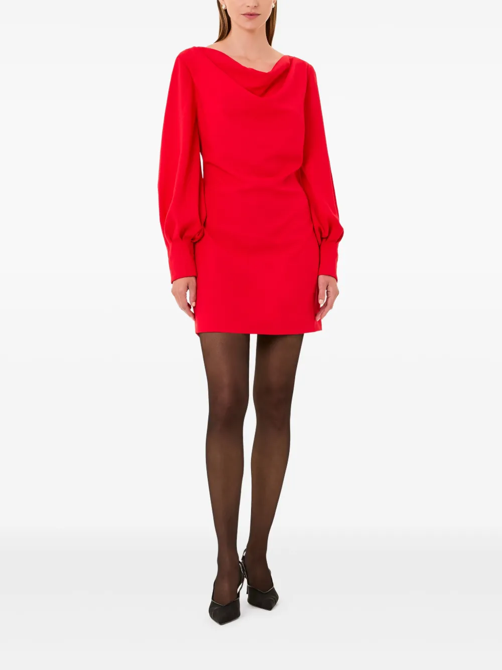Nicholas Hilda mini-jurk - Rood