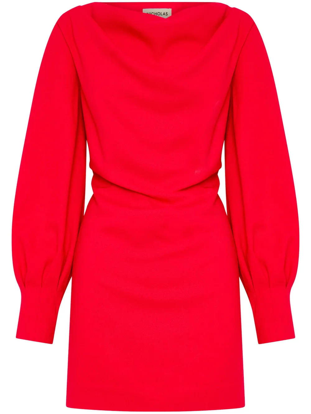Nicholas robe Hilda à coupe courte | rouge | Image 1