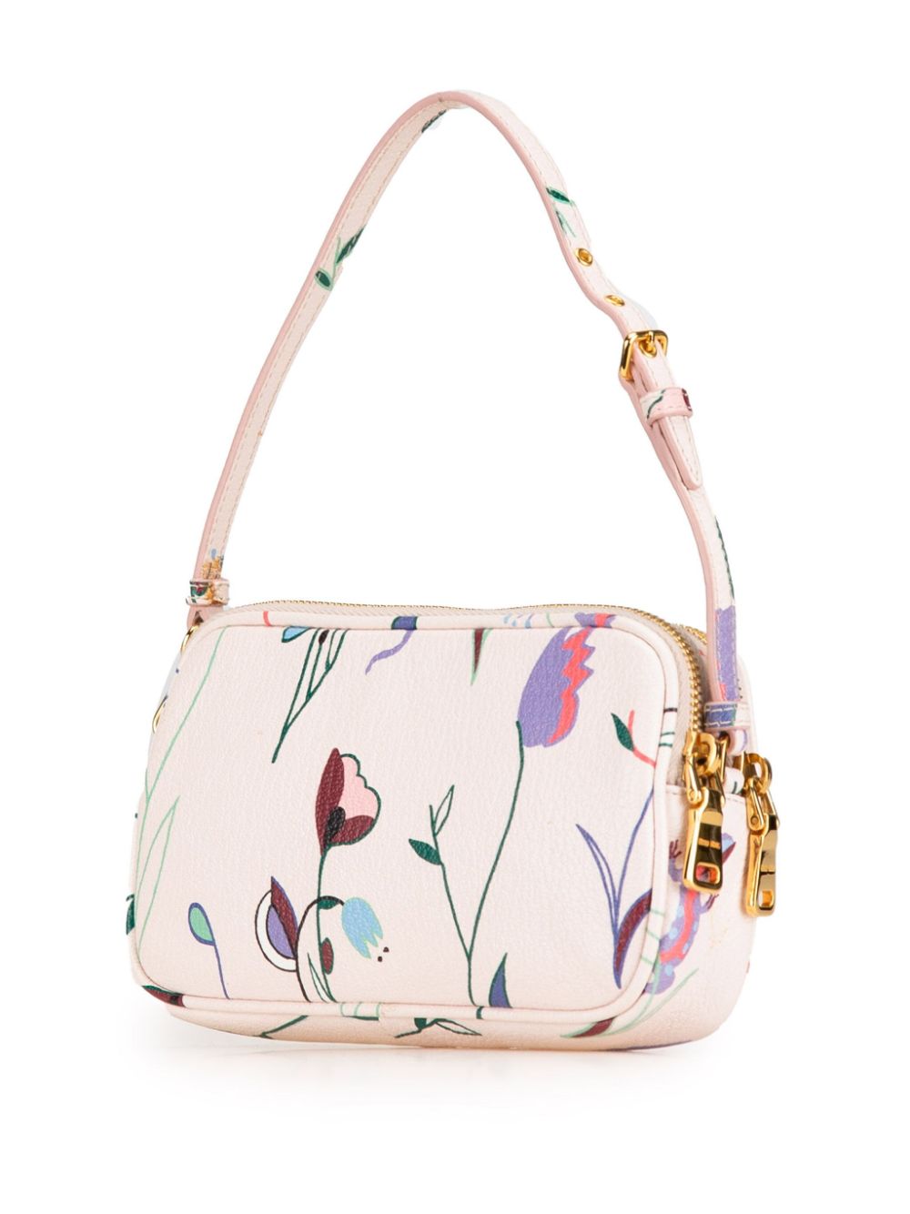 Miu Miu Pre-Owned 2000-2024 kleine leren handtas met print - Roze