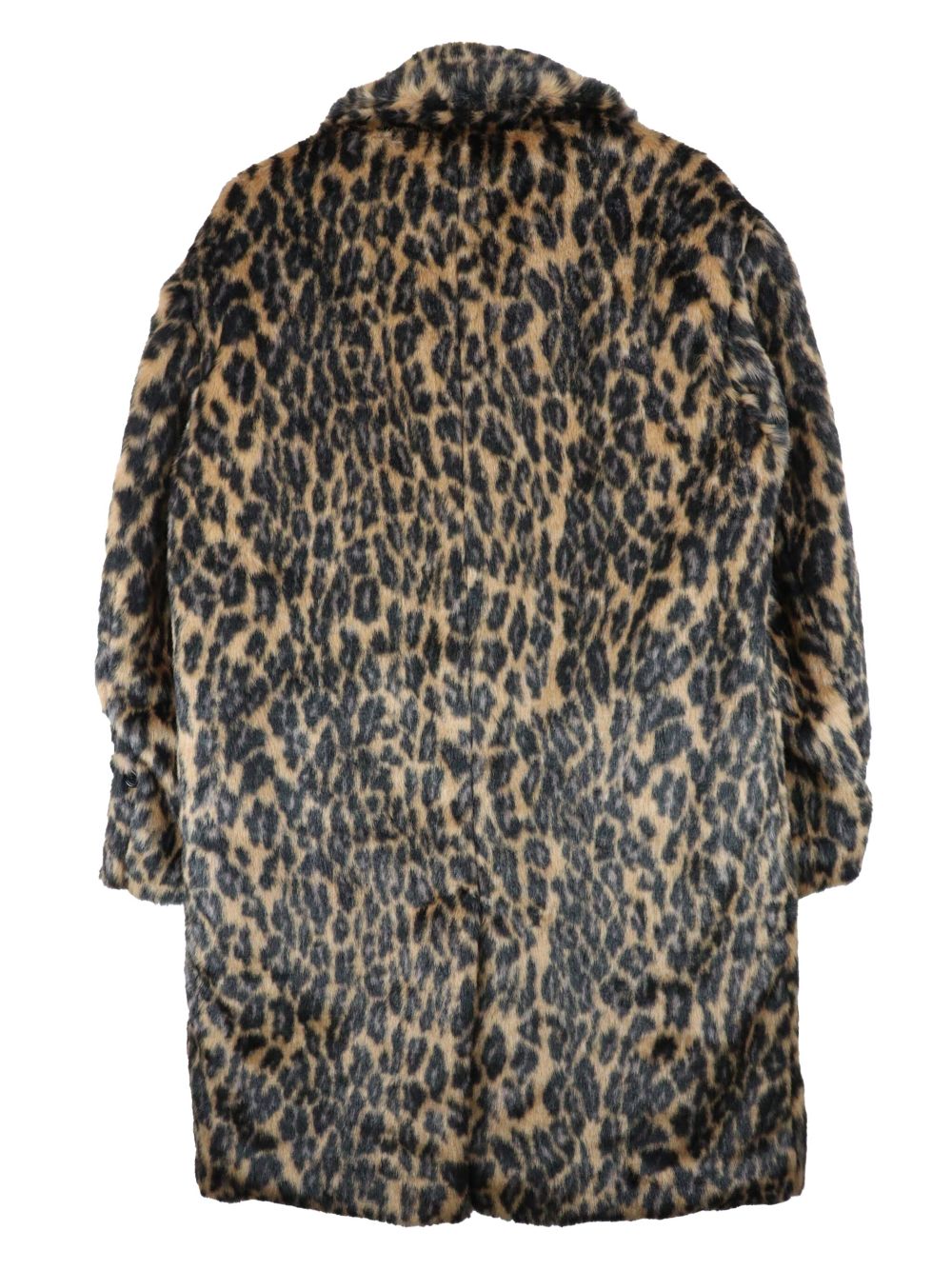 SAINT MXXXXXX leopard-print faux-fur coat - Neutrals