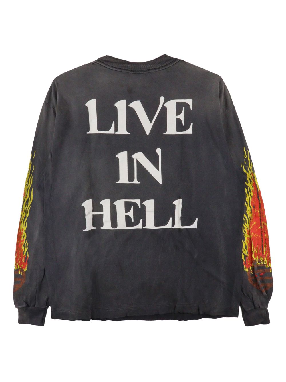 SAINT MXXXXXX Live in Hell sweatshirt - Zwart