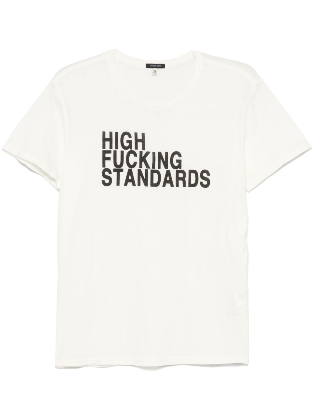 slogan-print T-shirt