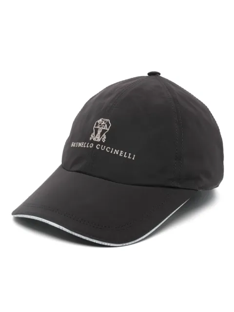 Brunello Cucinelli logo-embroidered cap