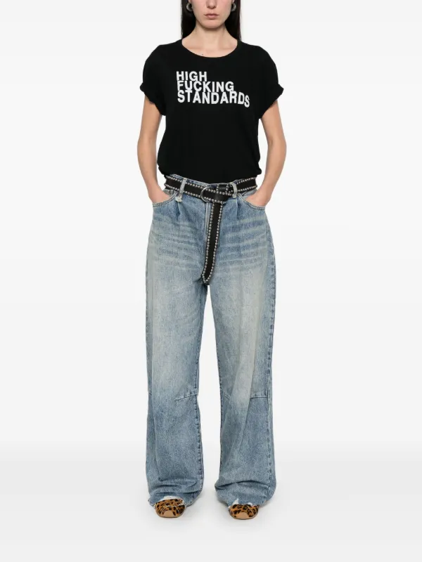 デニム・ジーパン R13 Wayne Wide-Leg Jeans R13 Wayne wide-leg Jeans | Blue | FARFETCH