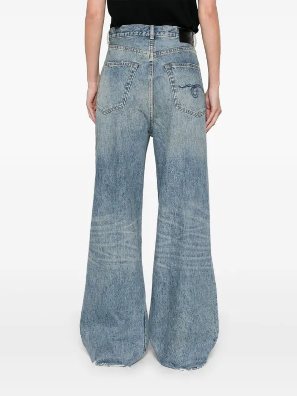 デニム・ジーパン R13 Wayne Wide-Leg Jeans R13 Wayne wide-leg Jeans | Blue | FARFETCH