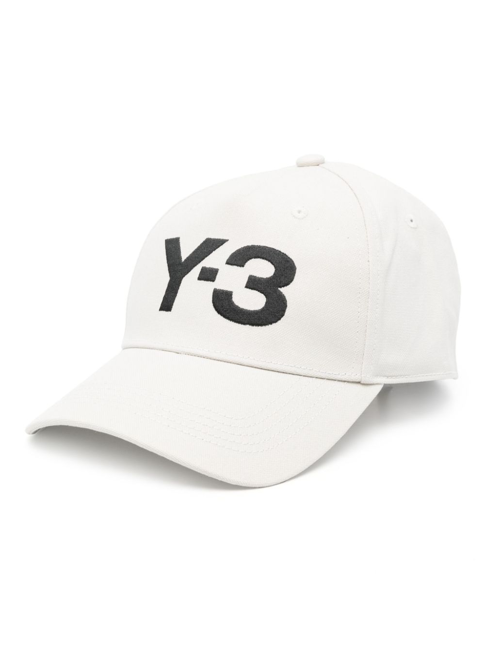 Y-3 logo-embroidered cap - Neutrals