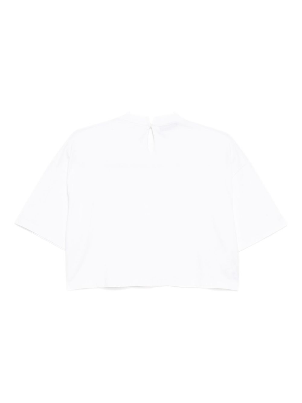 Miu Miu Pre-Owned 2021 Flower T-shirt - Wit