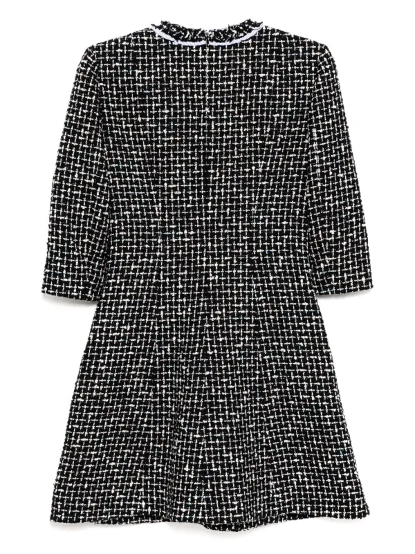 Christian Dior Pre-Owned 2010-2023 Tweed Dress Black FARFETCH PH