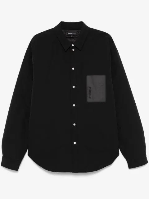 Purple Brand sobrecamisa con logo estampado