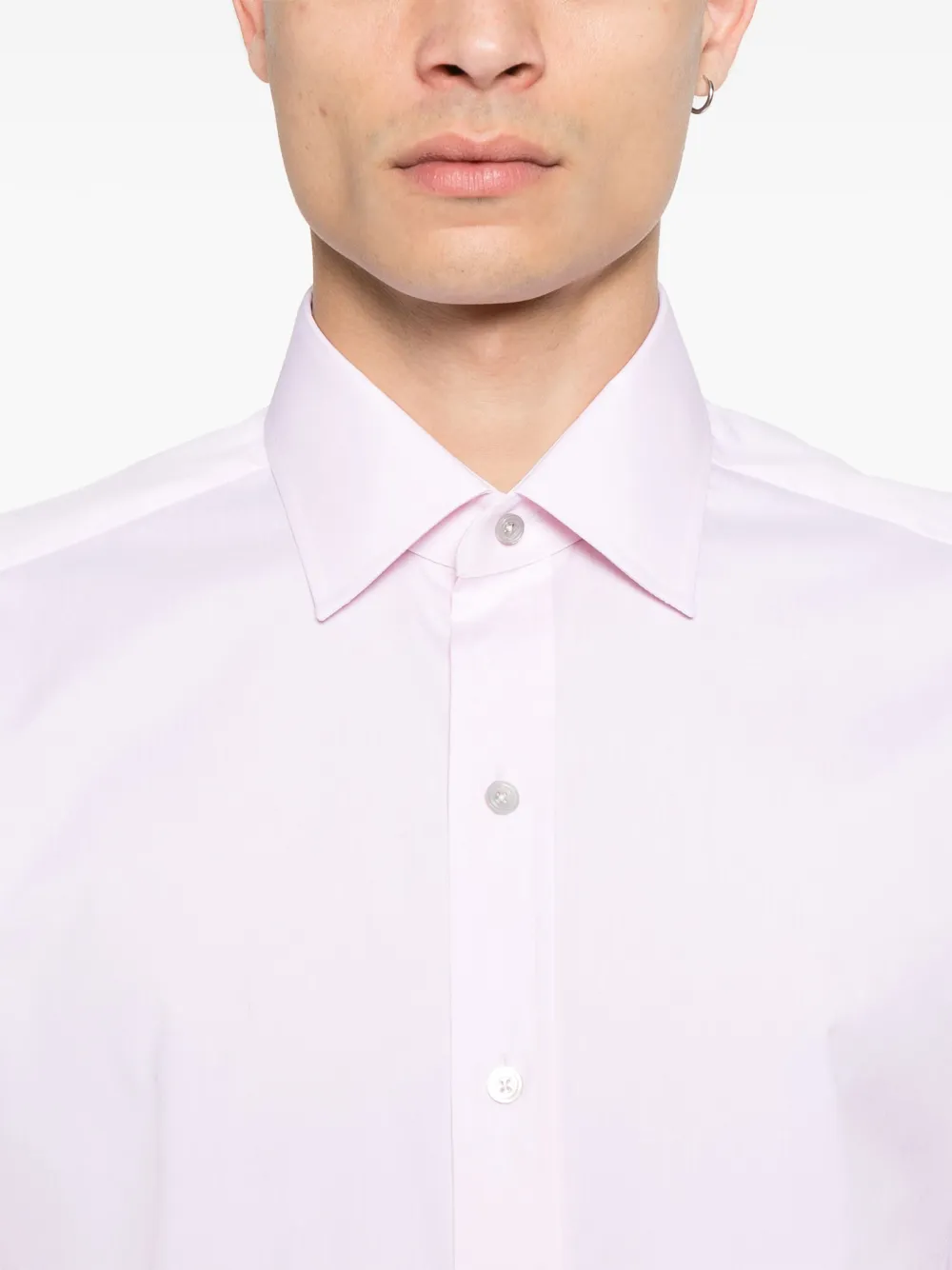 TOM FORD Katoenen overhemd Roze