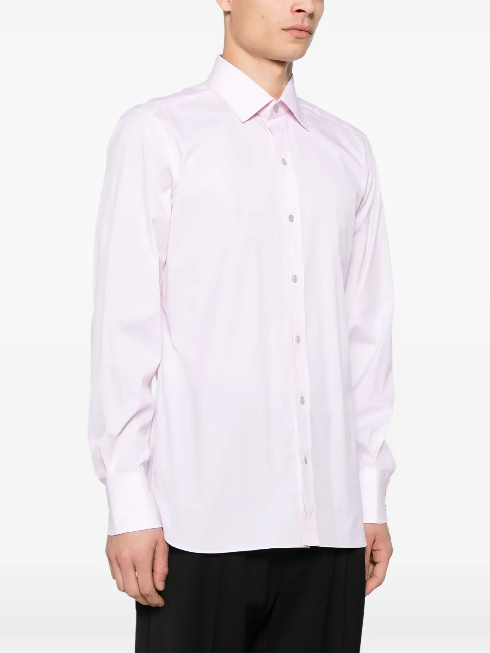 TOM FORD Katoenen overhemd Roze