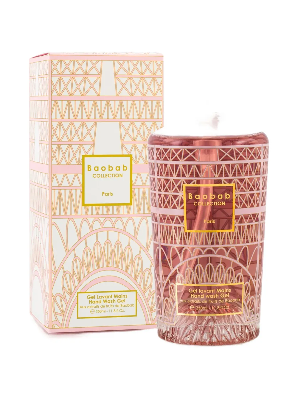 Baobab Collection patterned soap dispenser - Rosa