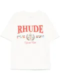 RHUDE graphic-print T-shirt - White