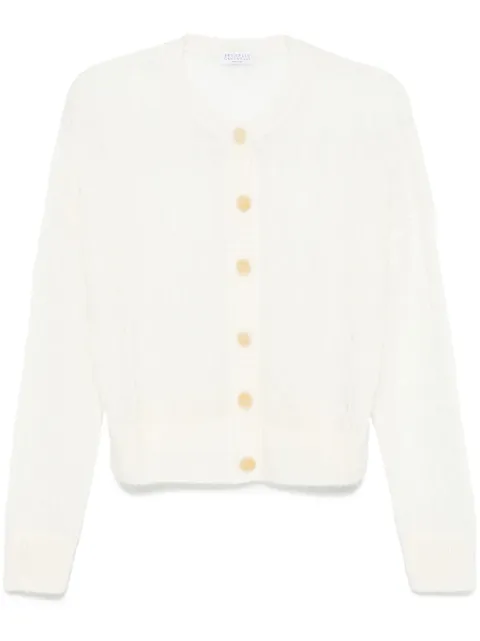 Brunello Cucinelli cable-knit cardigan