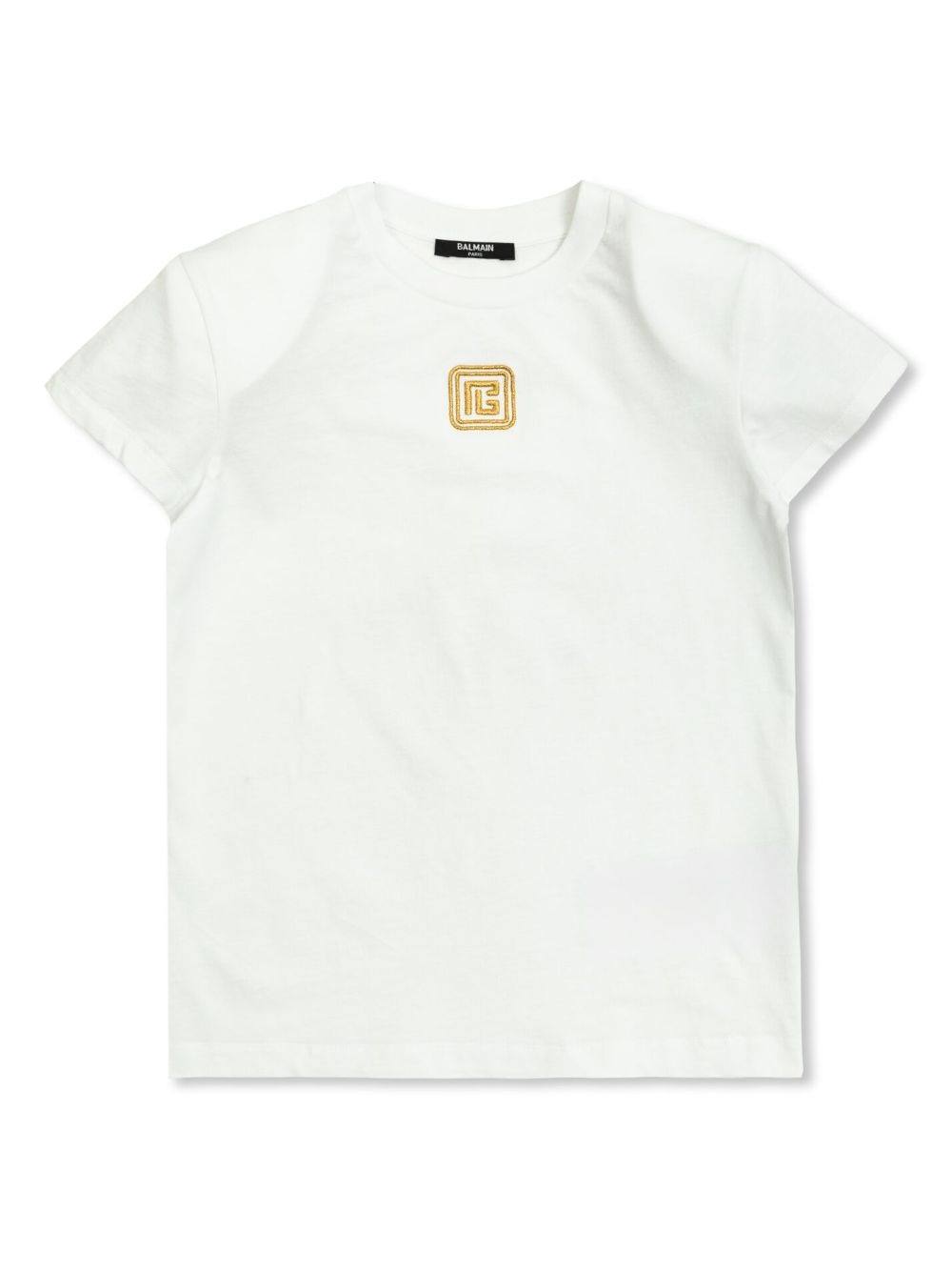 Balmain Kids embroidered T-shirt - White