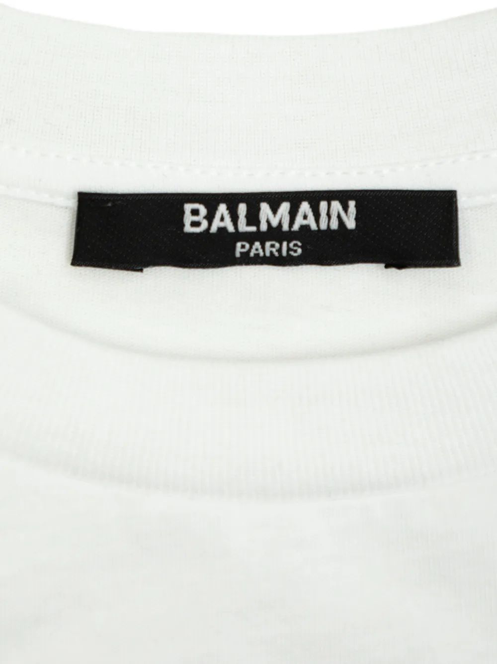 BALMAIN EMBROIDERED T-SHIRT
