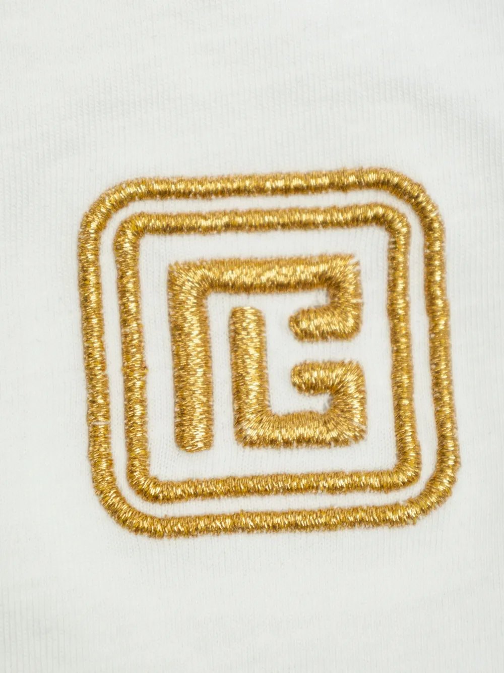 BALMAIN EMBROIDERED T-SHIRT