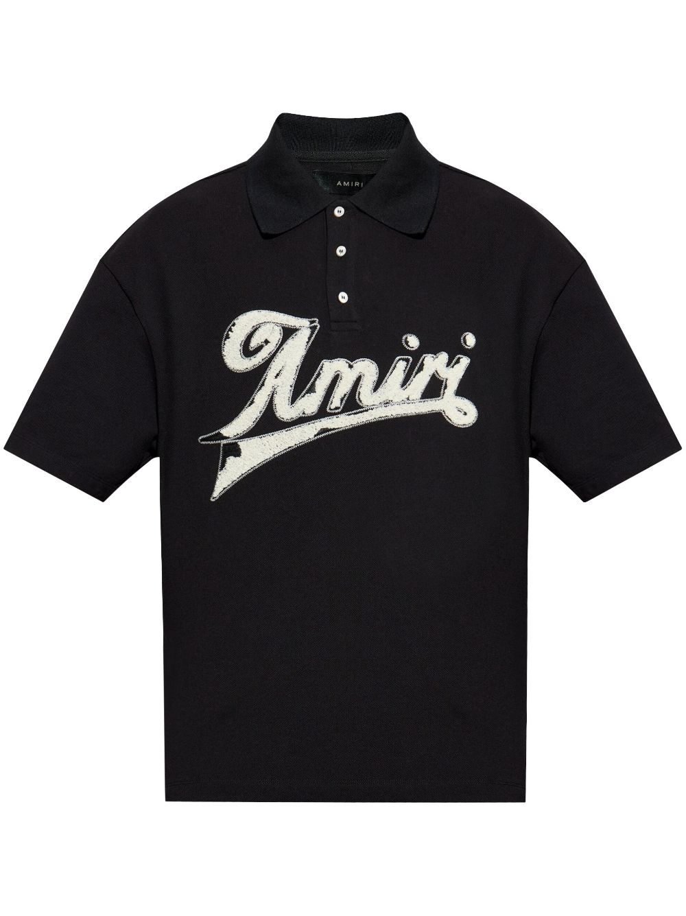 embroidered-logo polo shirt