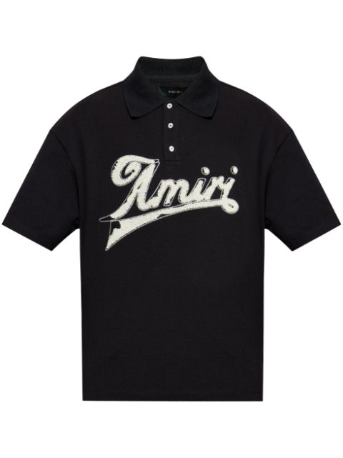 AMIRI embroidered-logo polo shirt