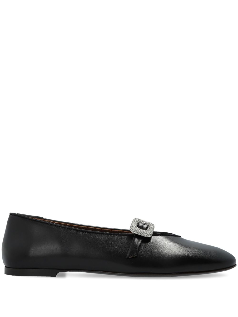 Giuseppe Zanotti Georgia Buckle ballet flats Black