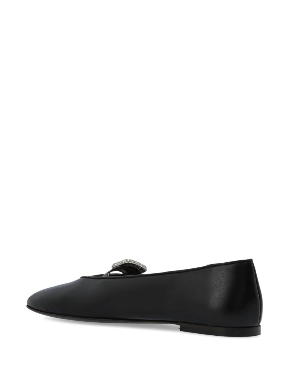 Giuseppe Zanotti Georgia Buckle ballet flats Black