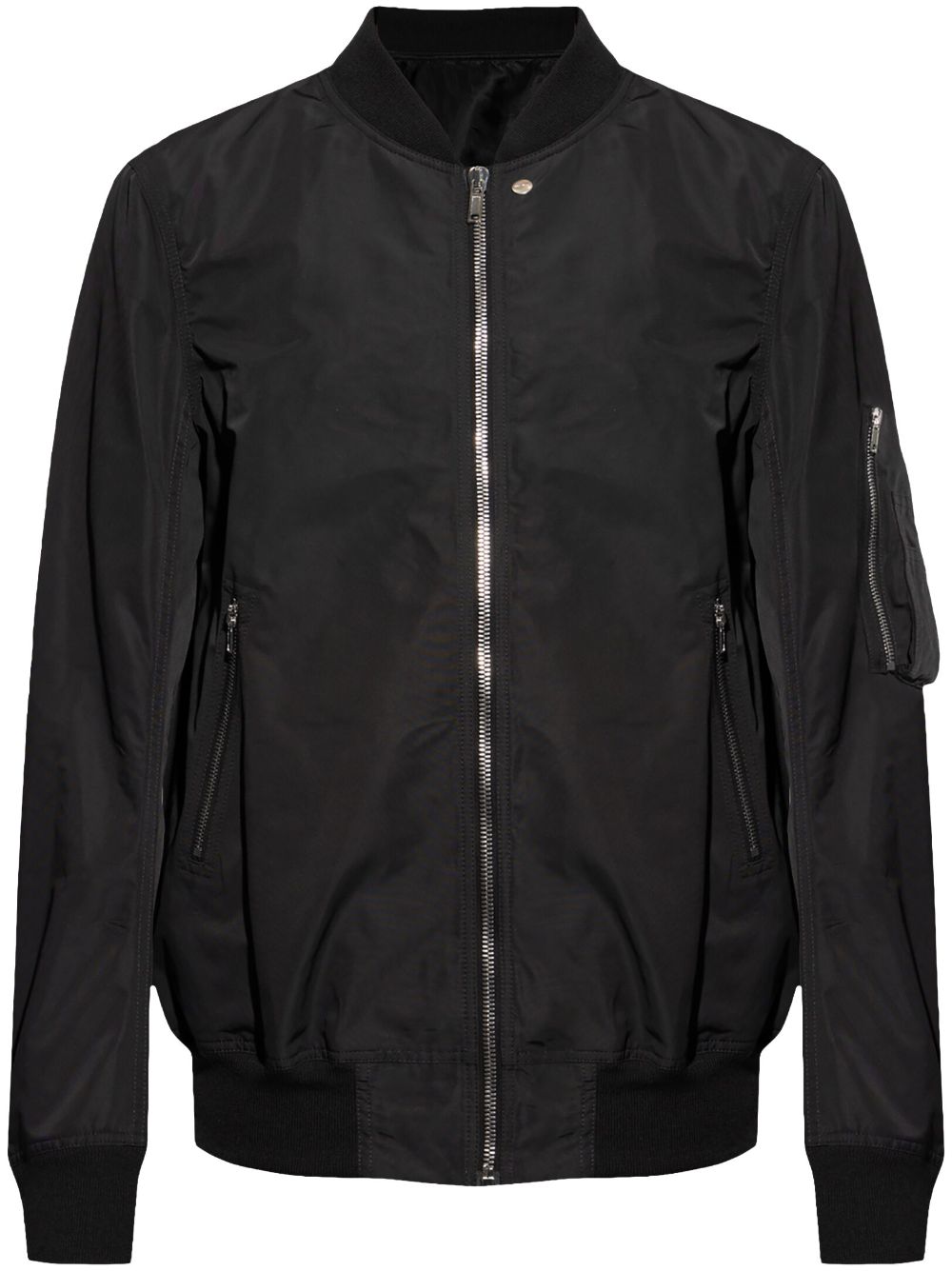 zip-up flight jacket