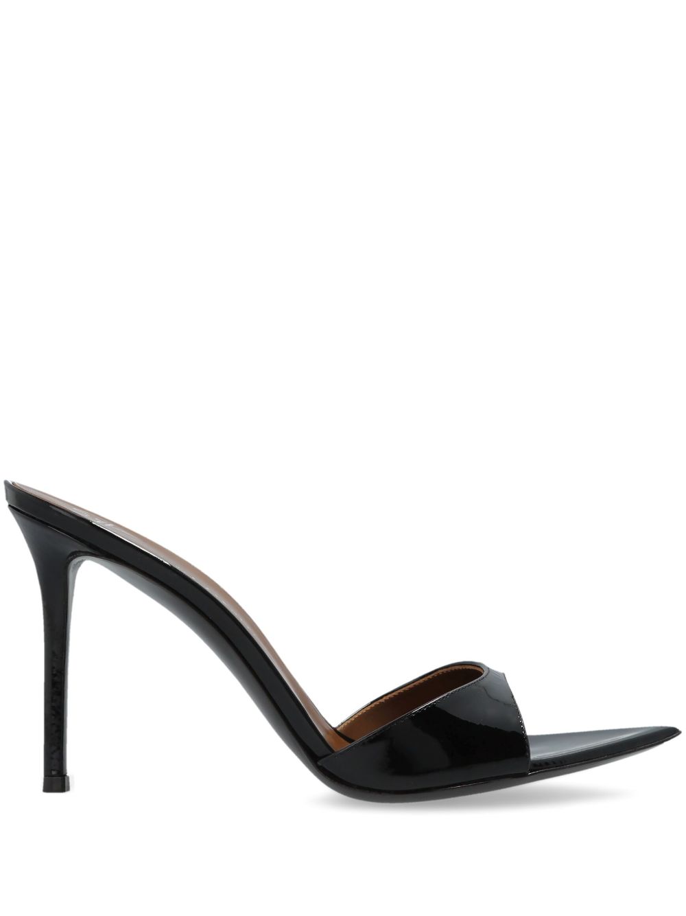 Giuseppe Zanotti 90mm Intriigo Strap mules Black