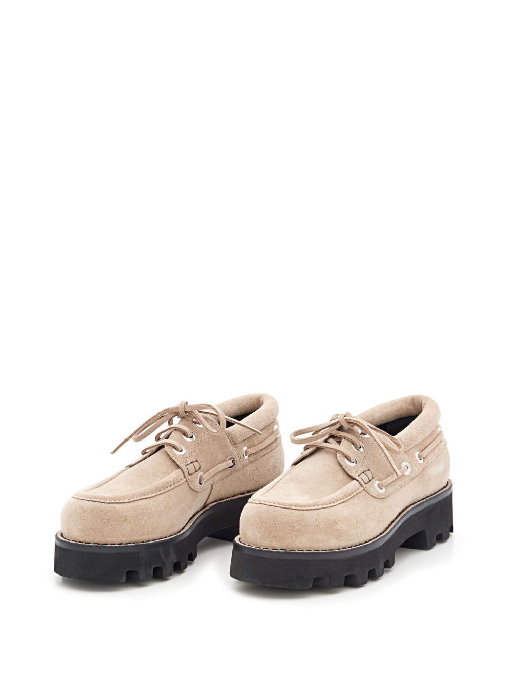 Proenza Schouler suede derby shoes Neutrals