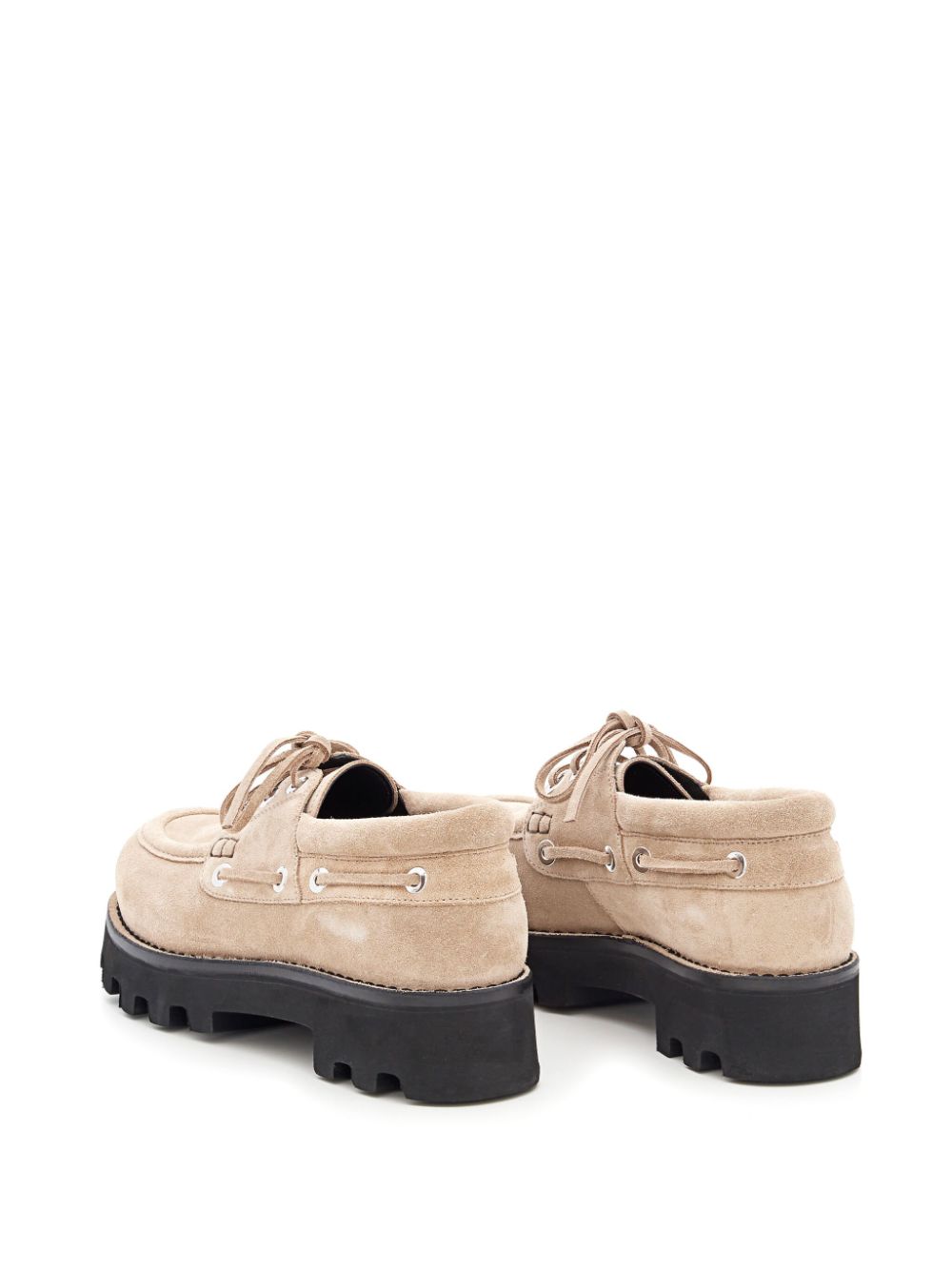 Proenza Schouler suede derby shoes Neutrals