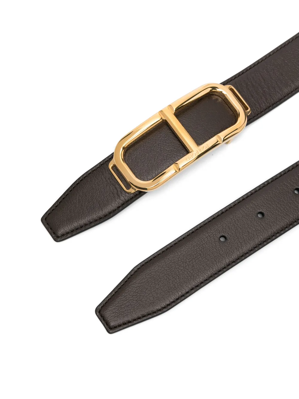 TOM FORD Leren riem Bruin