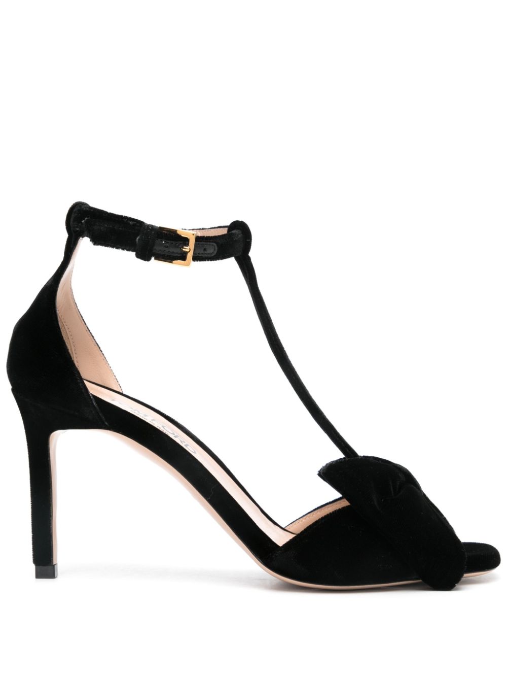 TOM FORD 80mm velvet sandals – Black