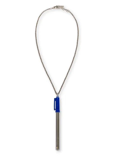 Moschino pen-pendant chain necklace