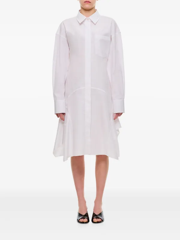 Stella McCartney フレア シャツドレス | ホワイト | FARFETCH JP