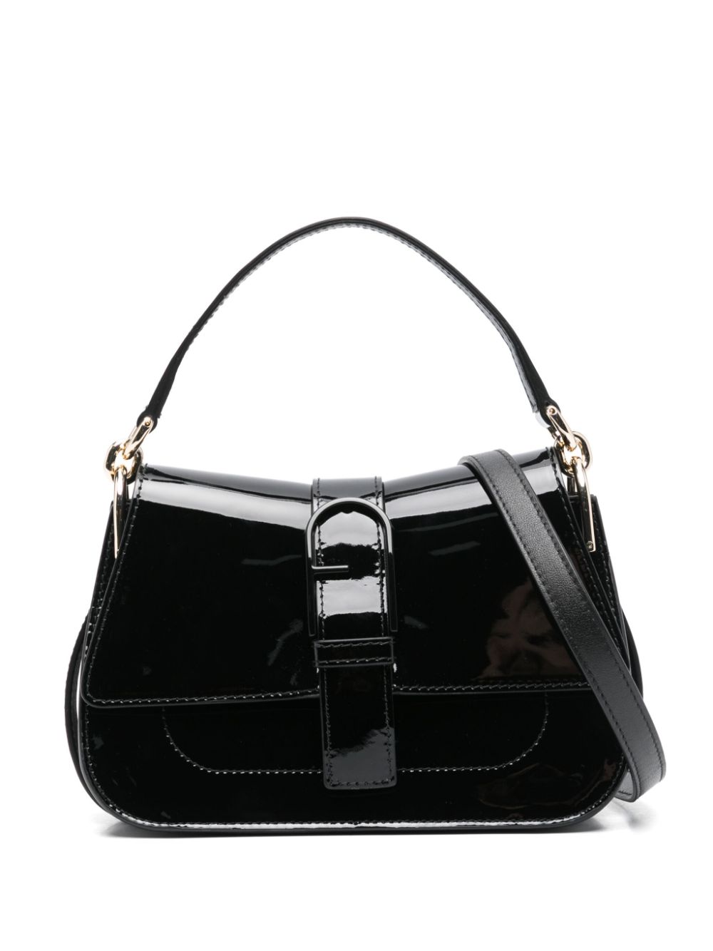 Furla Flow shopper Zwart