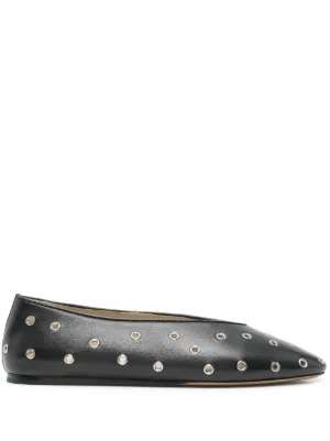 Le Monde Beryl メッシュ フラットシューズ | ブラック | FARFETCH JP