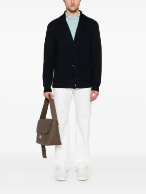 TOM FORD ブラック リブ編み カーディガン TOM FORD(トムフォード) カーディガン(メンズ) - 海外通販のBUYMA