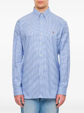 Polo Ralph Lauren チェック シャツ | ブルー | FARFETCH JP