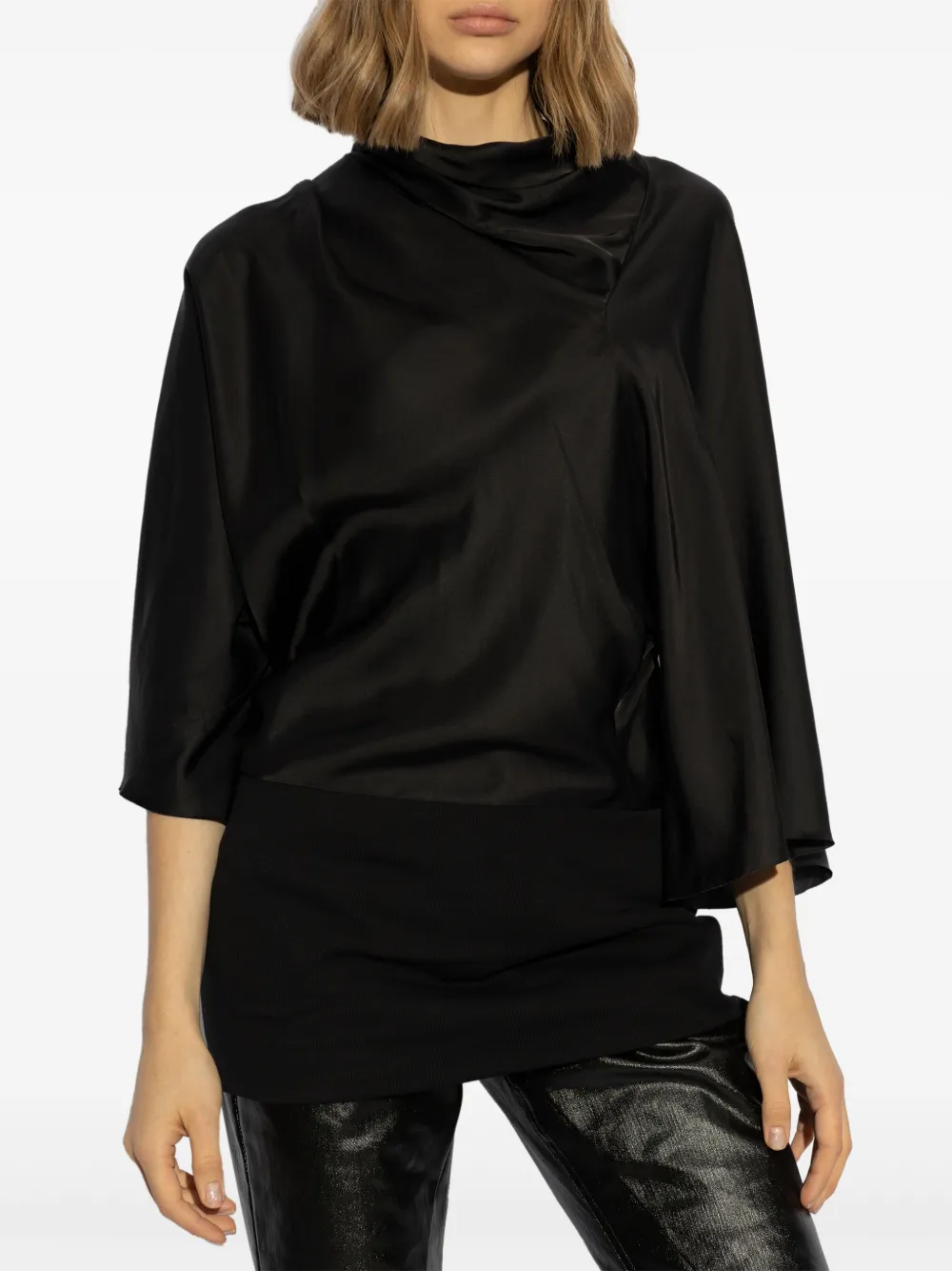 Rick Owens Cylinder blouse - Zwart