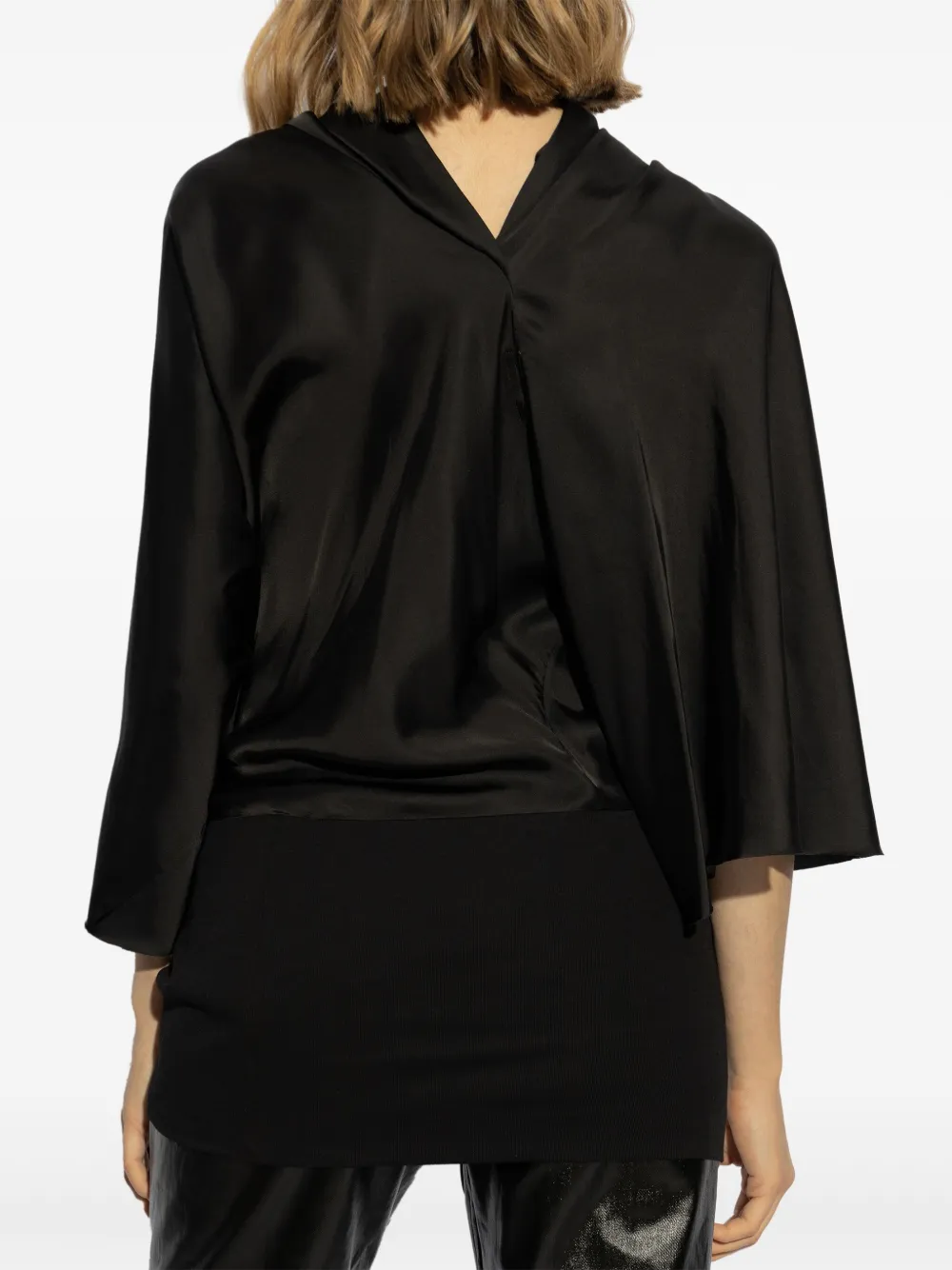 Rick Owens Cylinder blouse Zwart