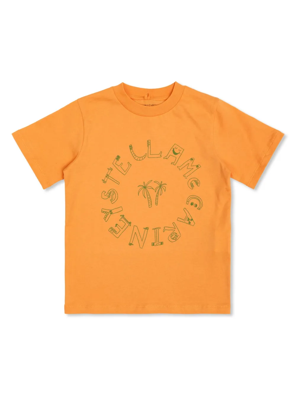 Stella McCartney Kids playera estampada | naranja | Image 1