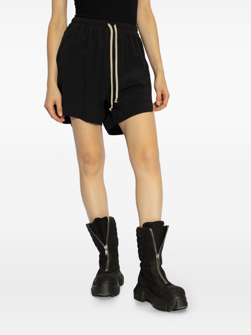 Rick Owens drawstring shorts - Zwart