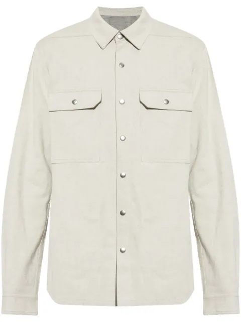 Rick Owens flap-pocket shirt jacket