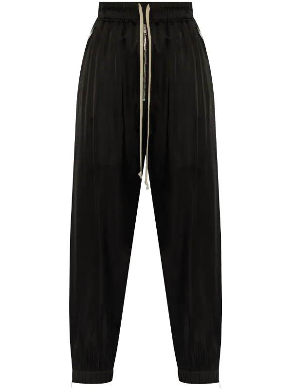 Rick Owens ブラック サテン ラウンジパンツ サイズ 50 Rick Owens サテンパンツ | ブラック | FARFETCH JP