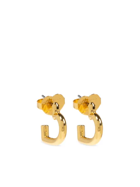 Kate Spade Heart You hoop earrings