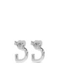 Kate Spade Heart You hoop earrings - Silver