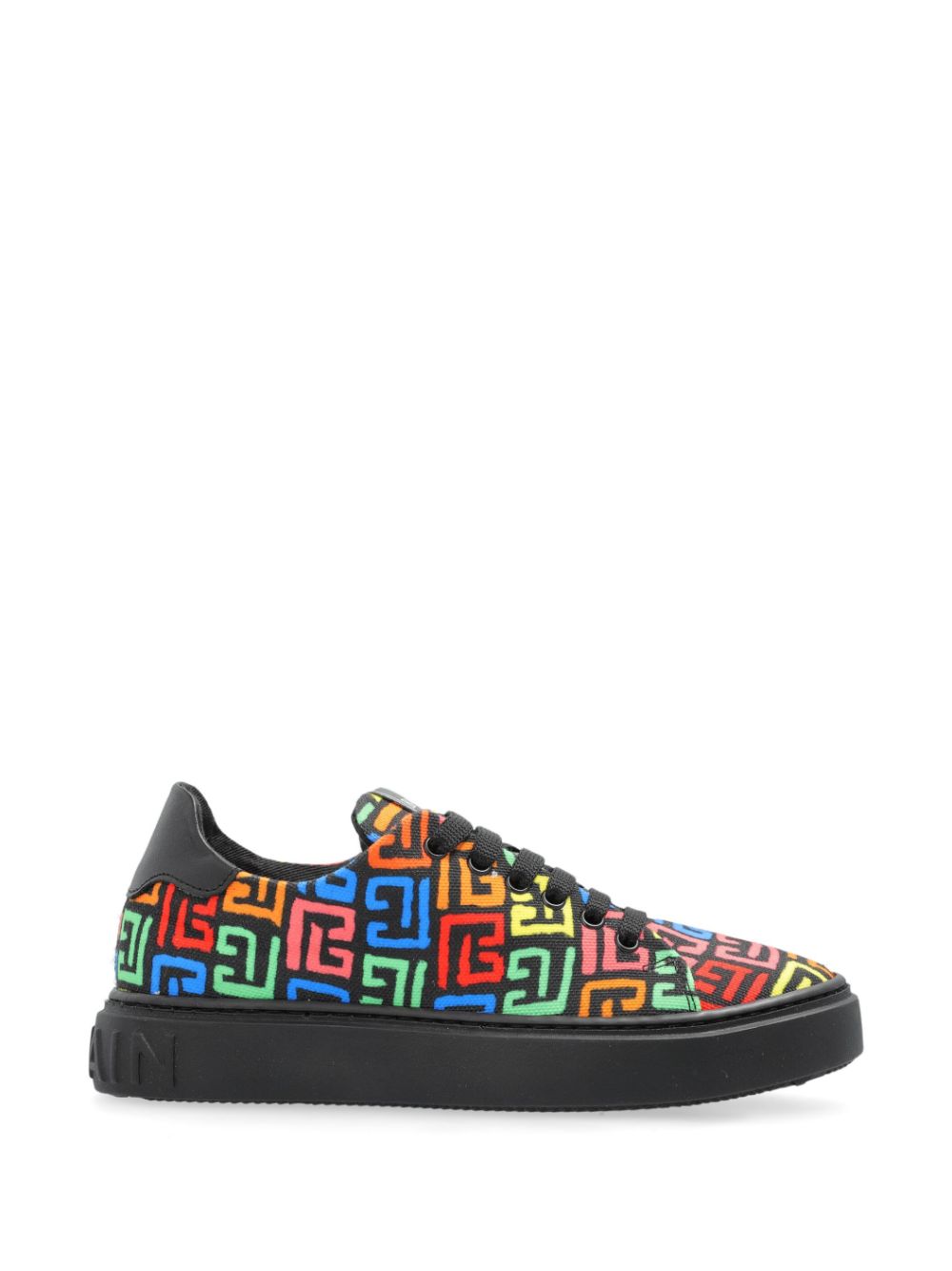 Balmain Kids Labyrinth sneakers Zwart