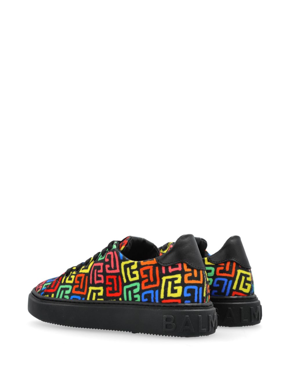 Balmain Kids Labyrinth sneakers Zwart