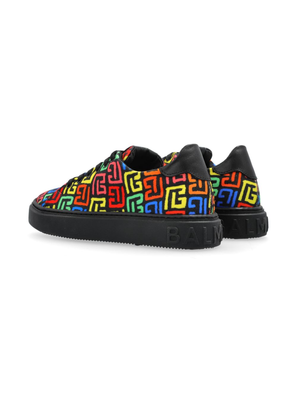 Balmain Kids Labyrinth sneakers Black