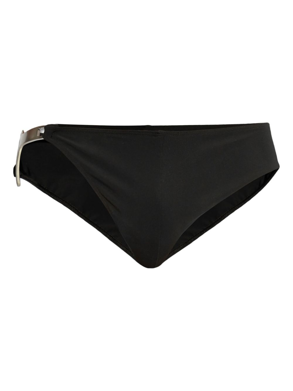 Rick Owens plaque-detail swimming trunks – Black