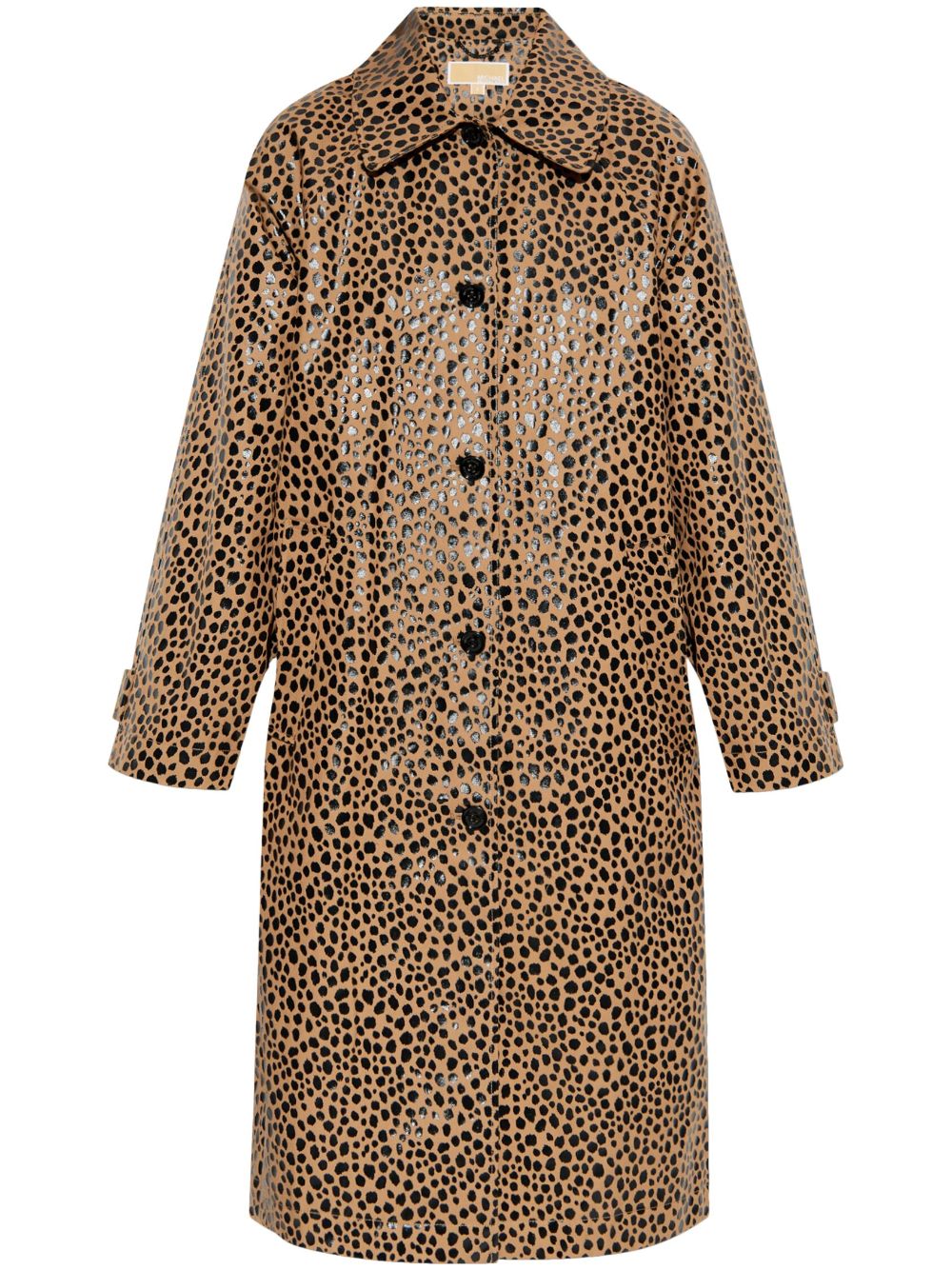 cheetah-print coat